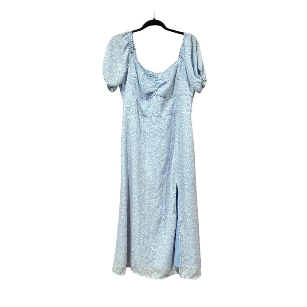 Hollister Dress Women XL Blue White